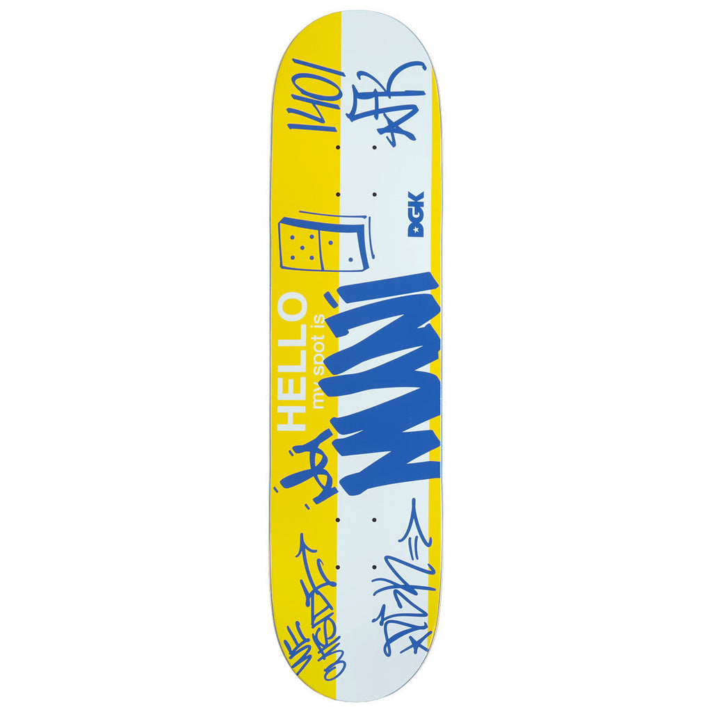 DGK My Spot Is Muni Skateboard Deck - 8.25