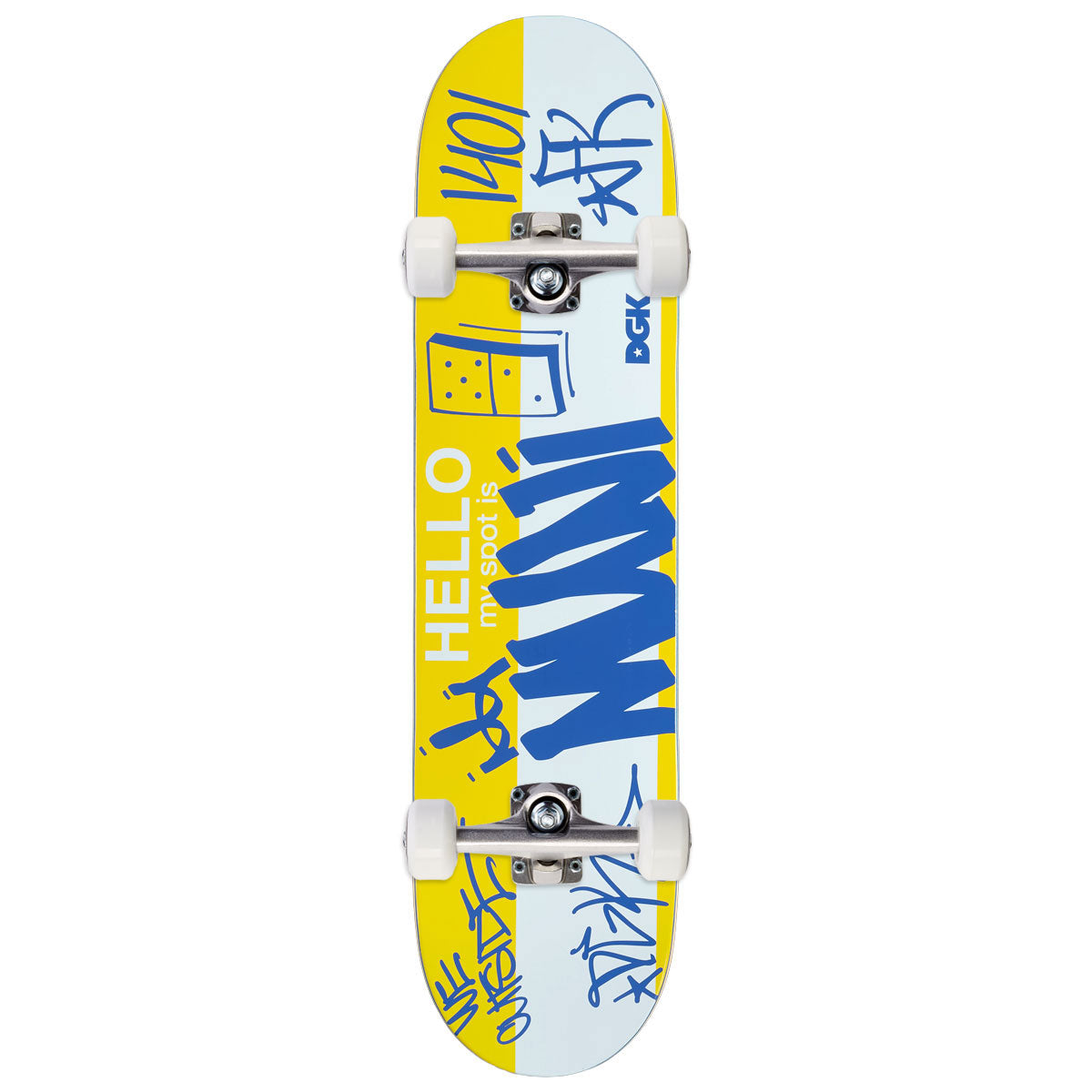 DGK My Spot Is Muni Skateboard Complete - 8.25