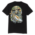 Reel Happy Fish & Bones T-Shirt - Black