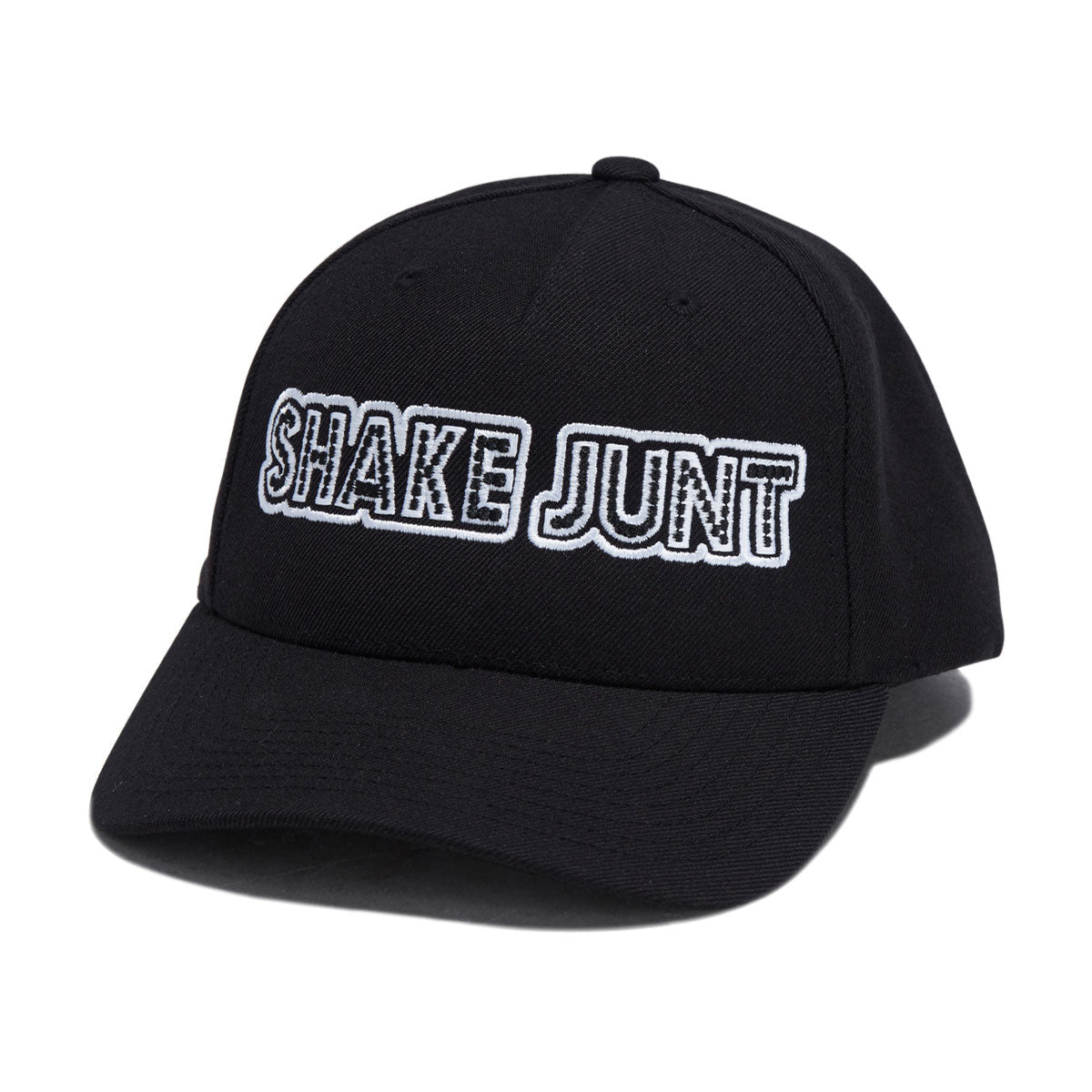 Shake Junt Stretch Logo Snapback Hat - Black