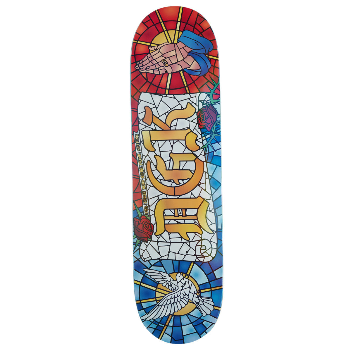 DGK Cathedral Holographic Twin Tail Skateboard Deck - 8.25"