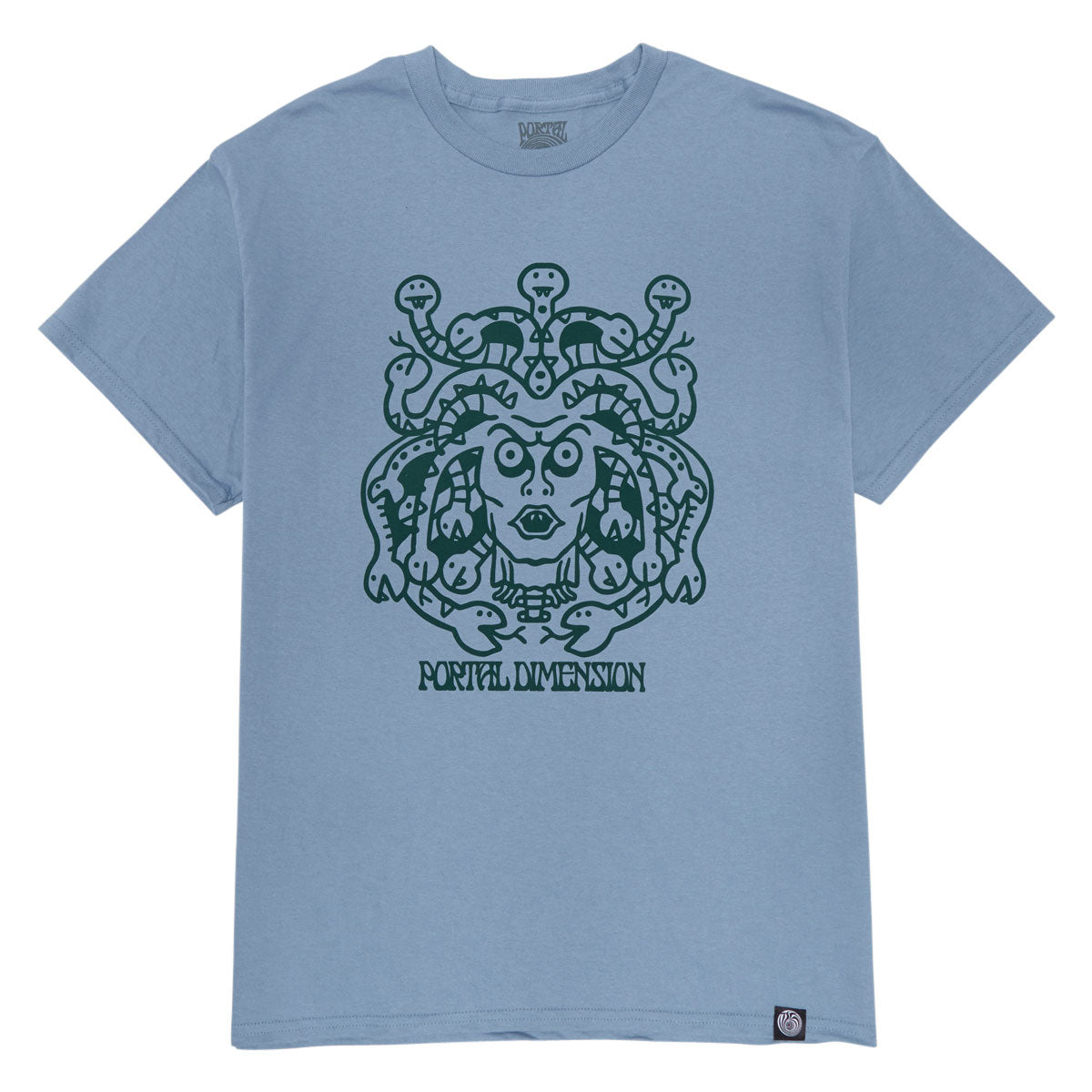 Portal Dimension Medusa T-Shirt - Light Blue
