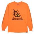 Portal Dimension Evil Eye Long Sleeve T-Shirt - Orange