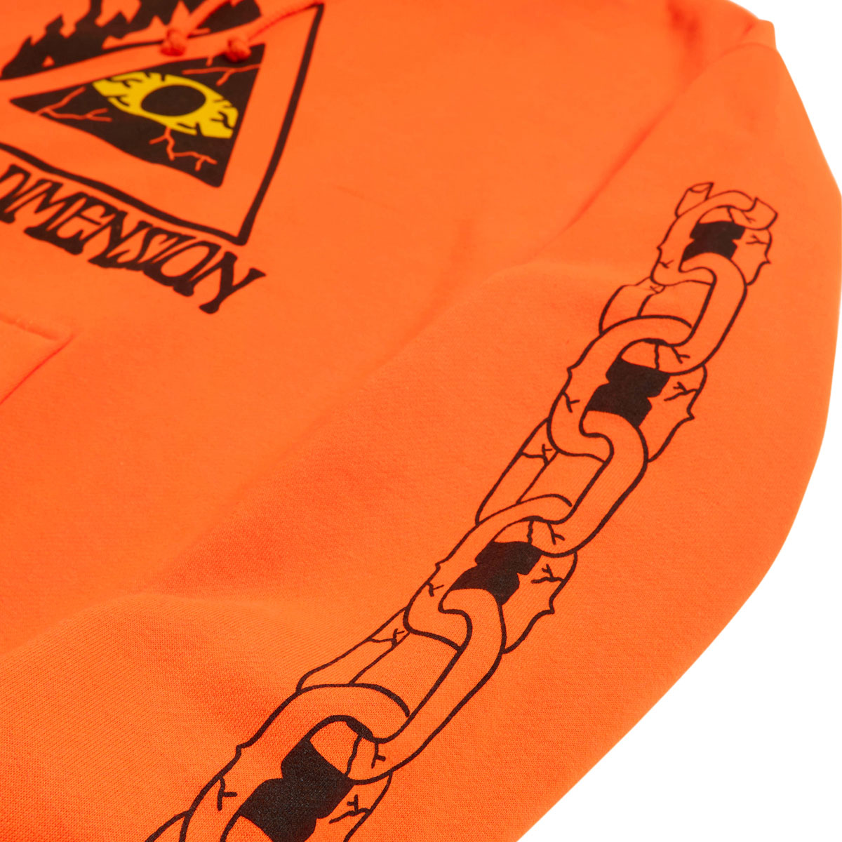 Portal Dimension Evil Eye Hoodie - Orange