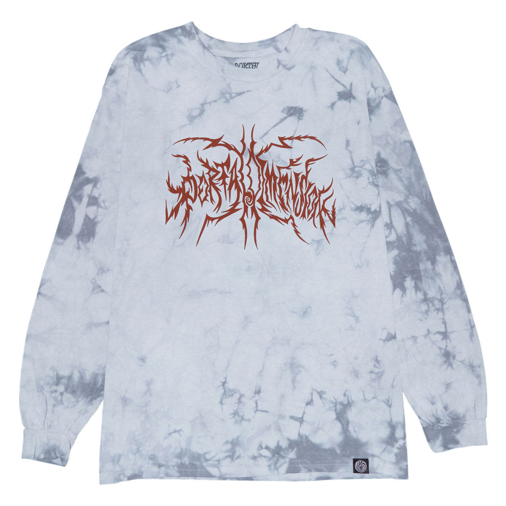 Portal Dimension Washed Long Sleeve T-Shirt - Tie-Dye