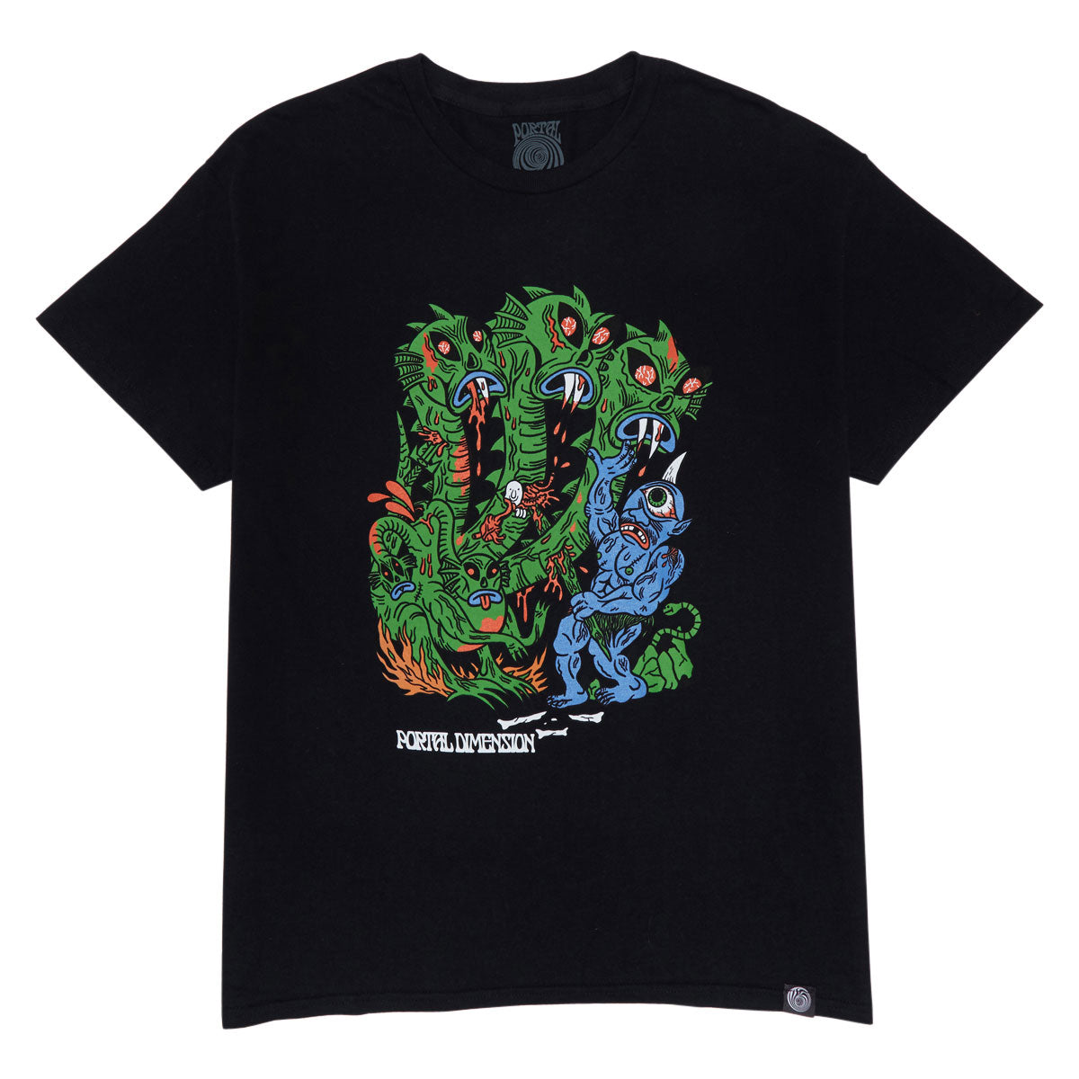 Portal Dimension Serpent T-Shirt - Black