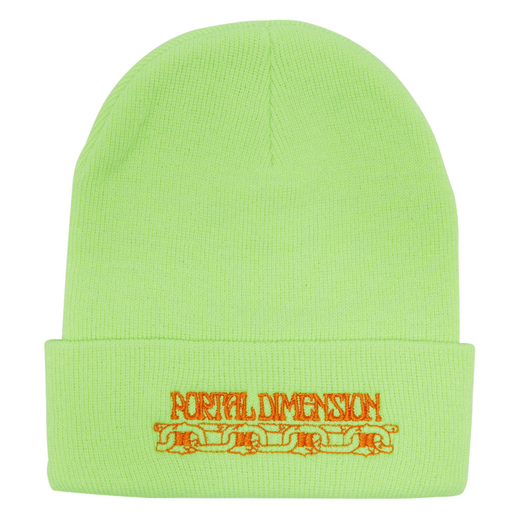 Portal Dimension Evil Eye Beanie - Yellow