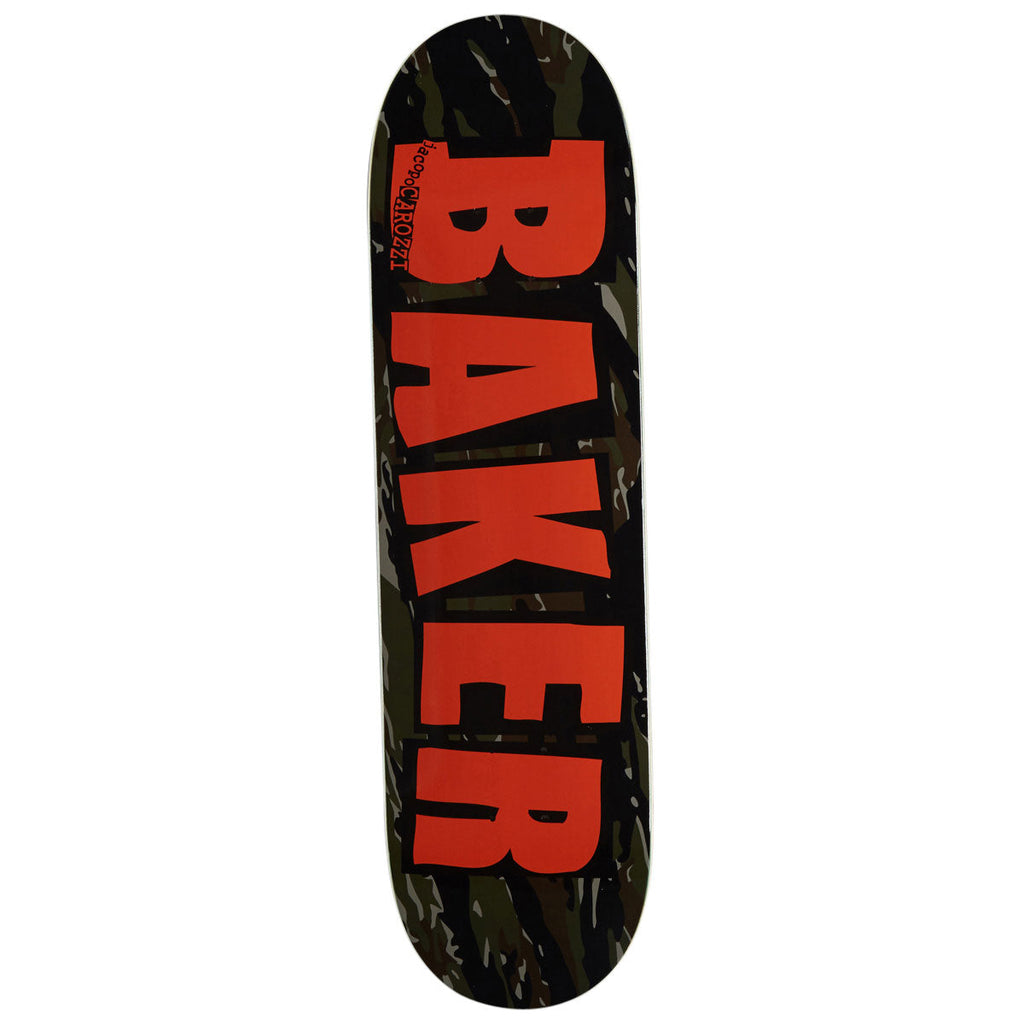 Baker Jacopo Carozzi Brand Logo Twin Skateboard Deck - Tiger Stripe Camo - 8.38"