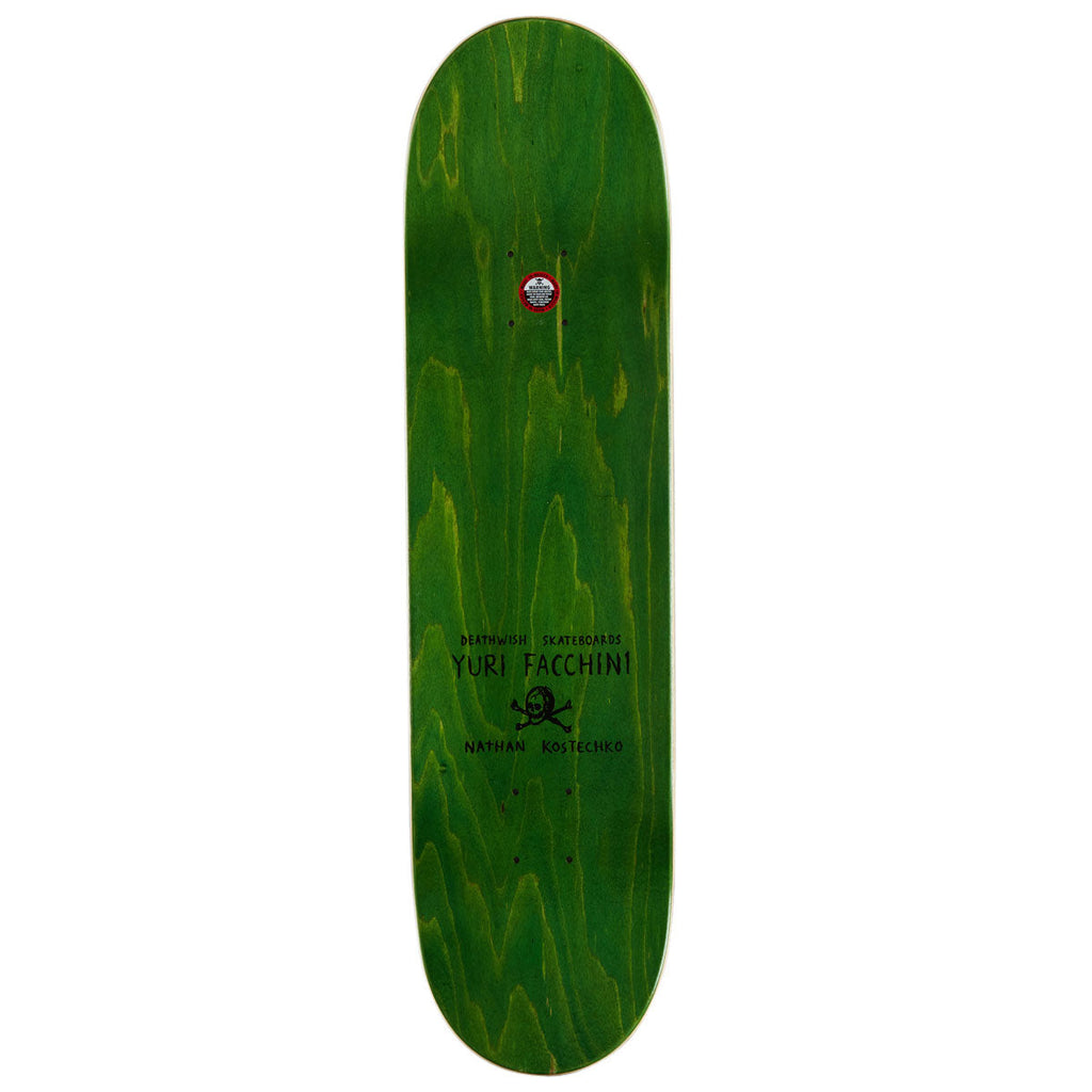 Deathwish Yuri Sabia-Laranjeira Facchini Skateboard Deck - 8.125"