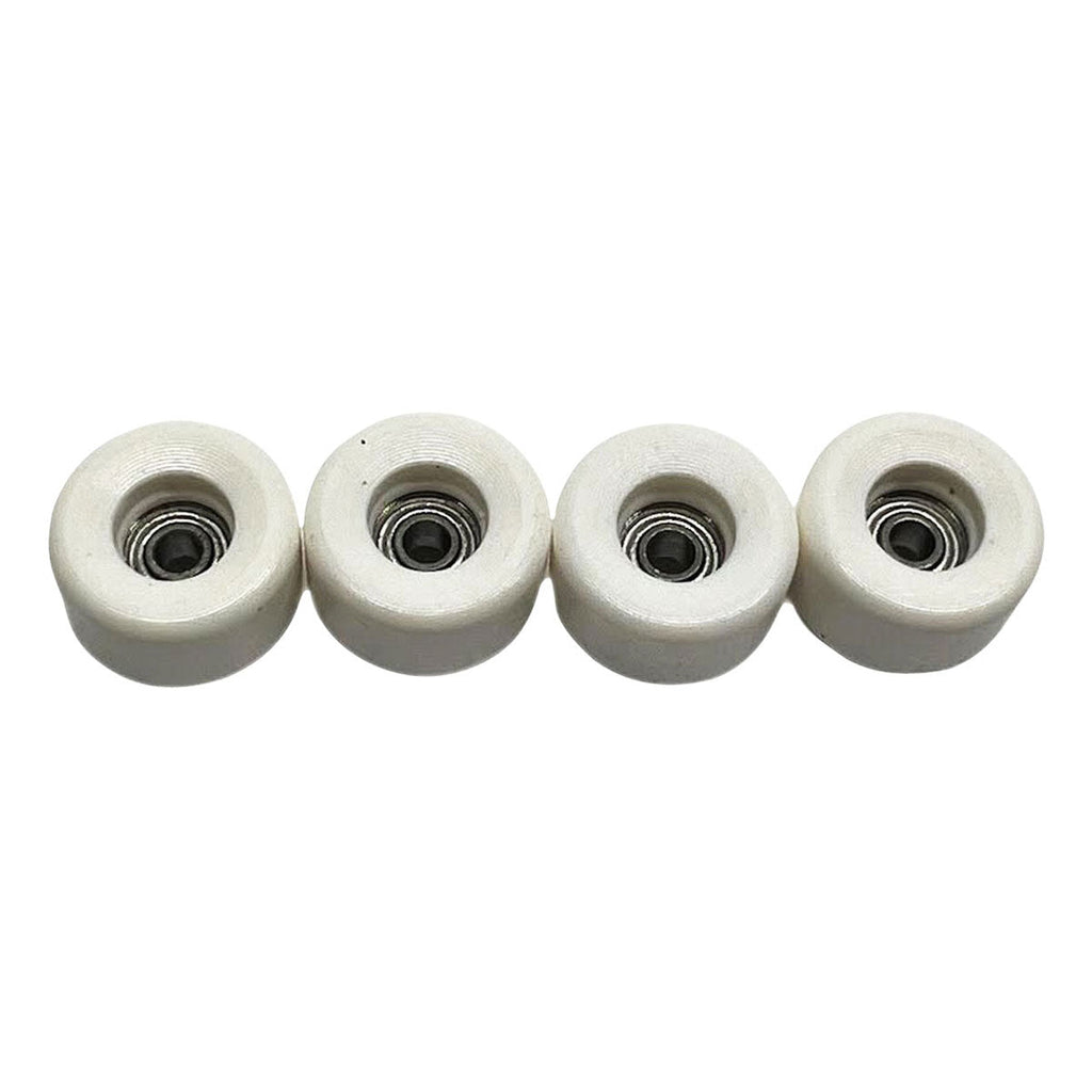 LC Boards Bowl Shape Urethane Pro 65D Fingerboard Wheels - White