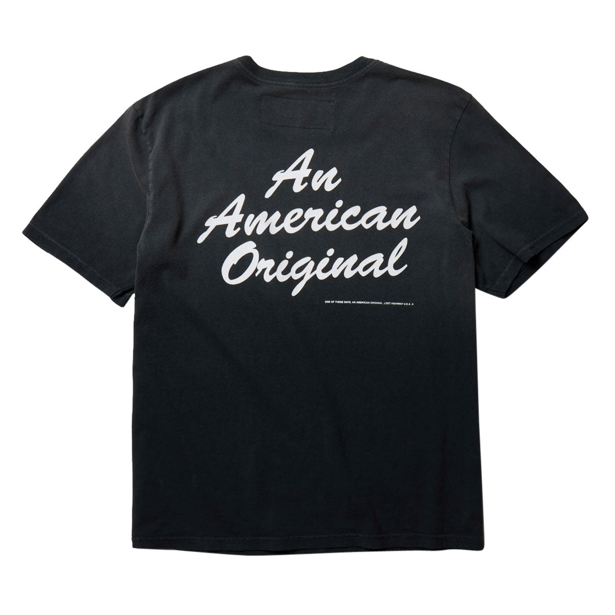 One Of These Days An American Original T-Shirt - Sun Faded Black