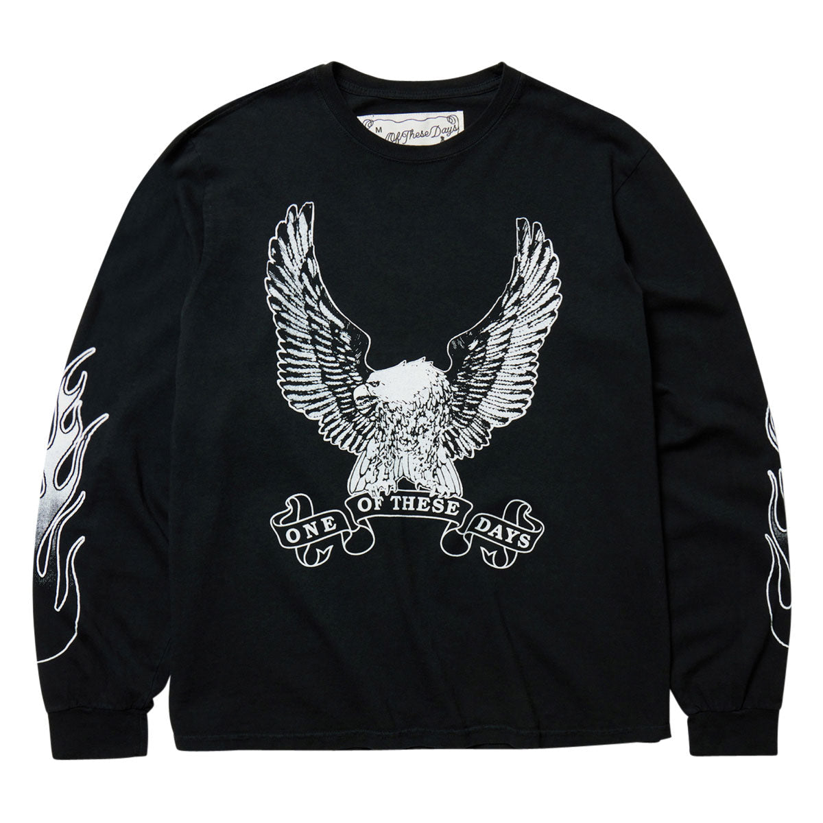 One Of These Days An American Original Long Sleeve T-Shirt - Washed Black