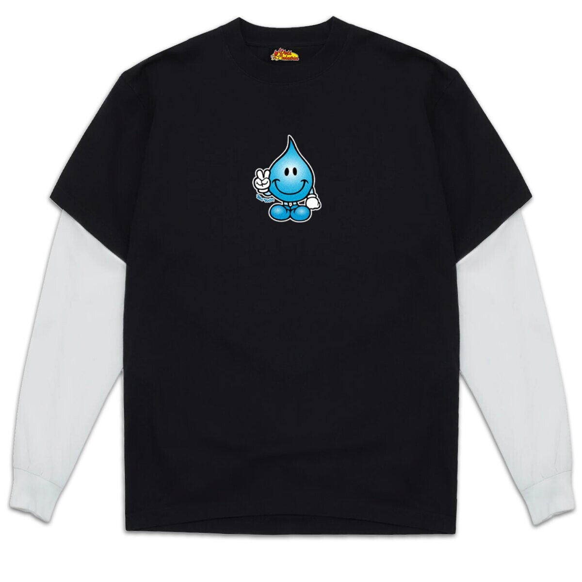 World Industries Classic Wet Willy Layered T-Shirt - Black/White