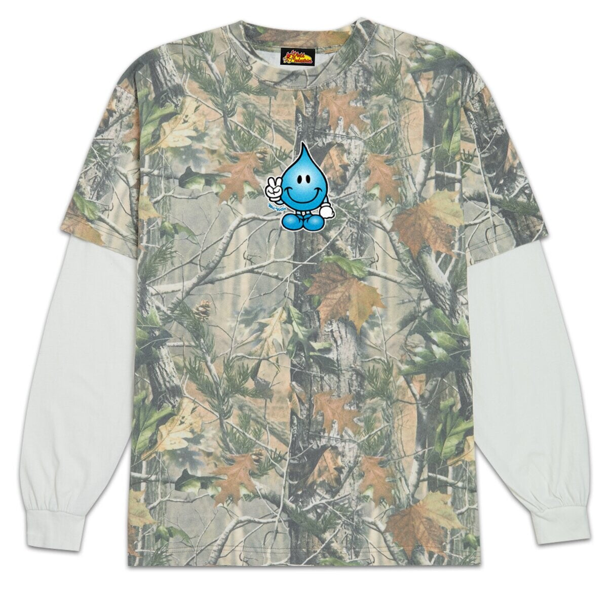 World Industries Classic Wet Willy Layered T-Shirt - Camo/White