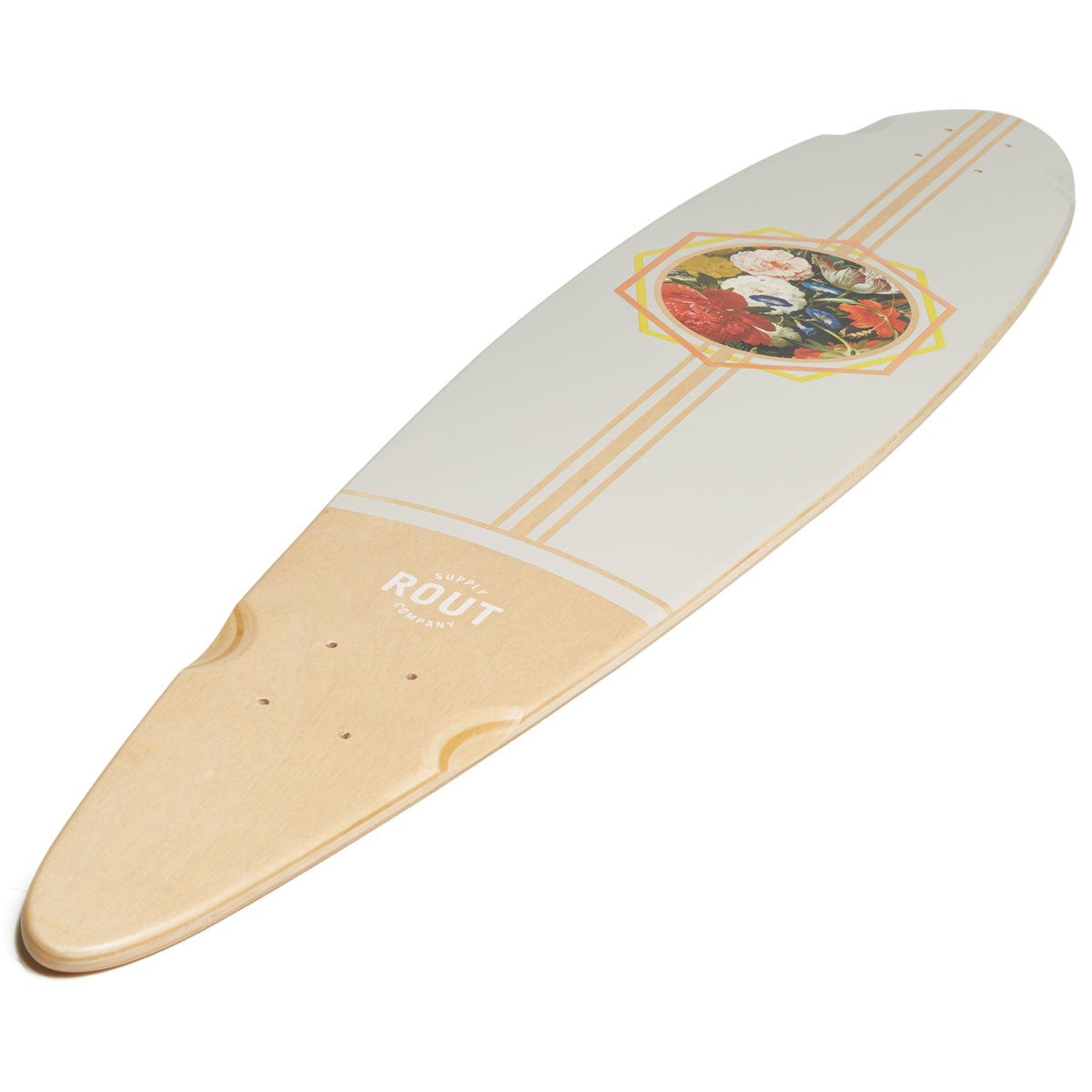 Rout Floral Pintail Longboard Complete