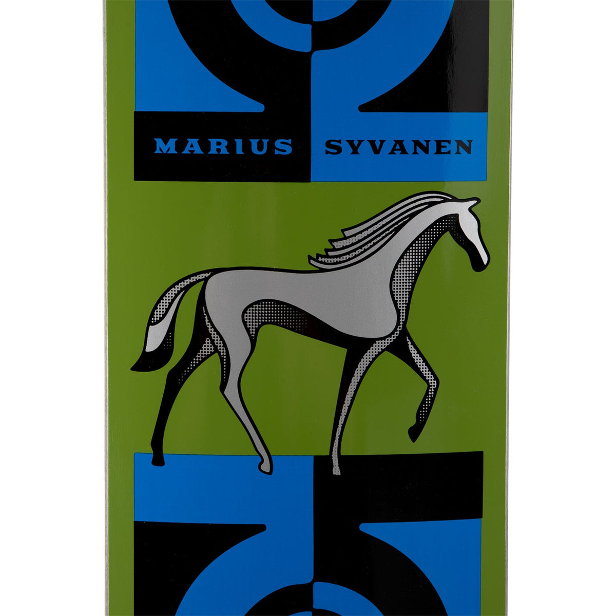 Habitat Syvanen Finnhorse Skateboard Deck - Metallic Ink - 8.125"