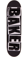 Baker Brand Logo Skateboard Deck - Black/White - 8.25"