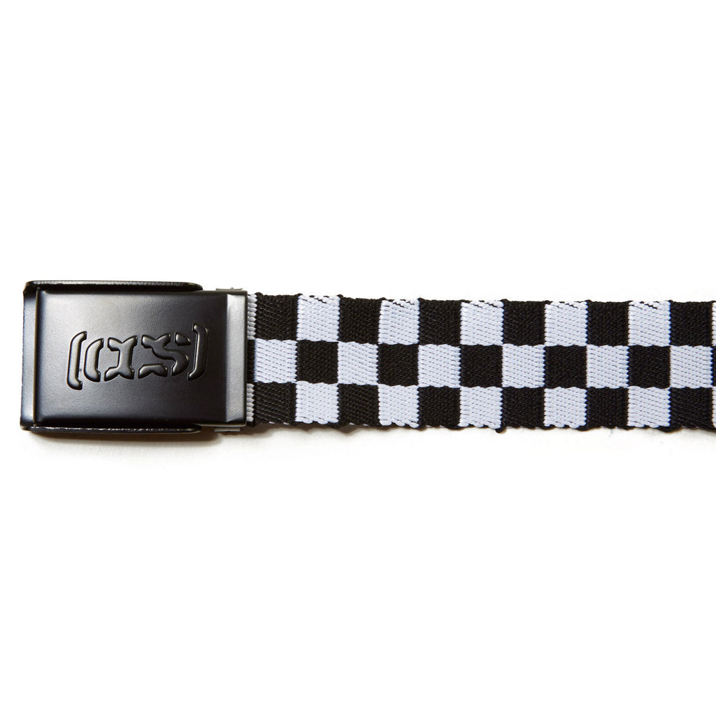 CCS Black Logo Buckle Belt - Checkerboard