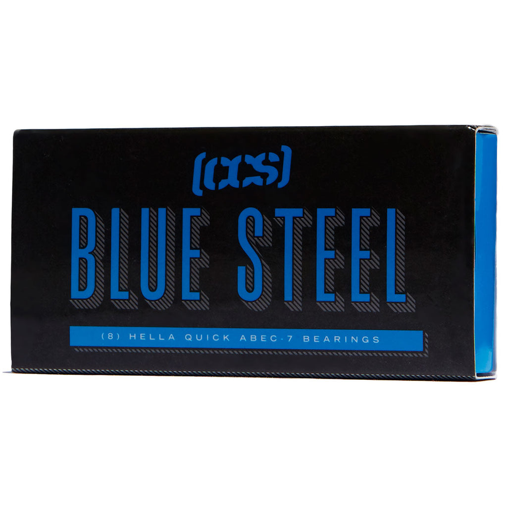 CCS Blue Steel Abec 7 Skateboard Bearings - Packaged