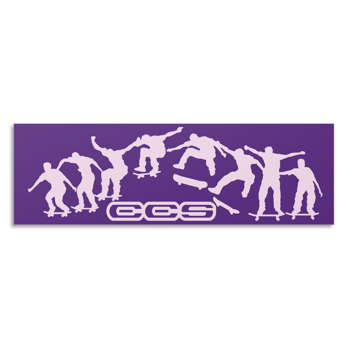 CCS Kickflip Sticker - Purple/Lt Pink