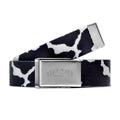 CCS Silver Kickflip Bucke Belt - Cow