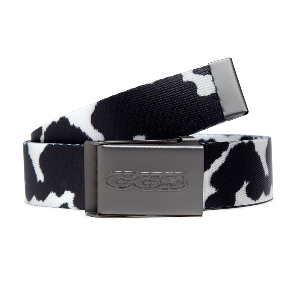 CCS Gunmetal 96 Logo Web Belt - Cow