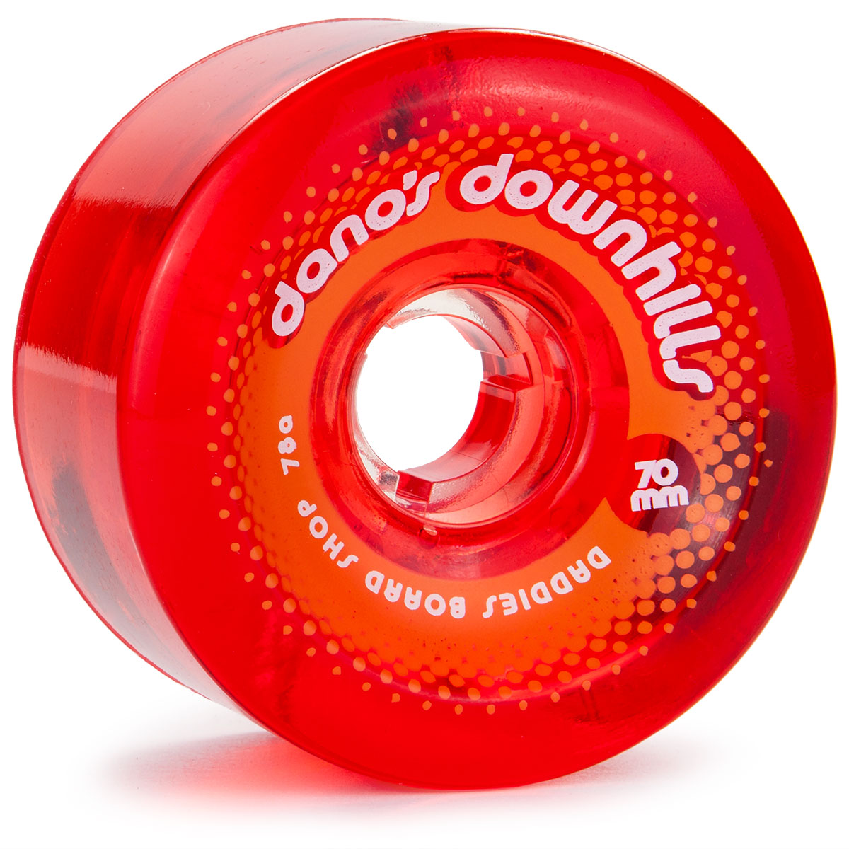 Dano's Downhills Longboard Wheels 70mm - 78a Red