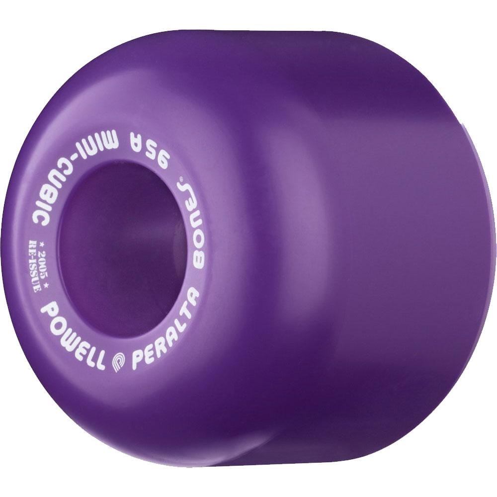 Powell-Peralta Mini Cubics 95A Skateboard Wheels - Purple - 64mm